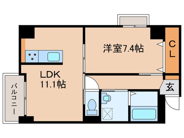 黒崎第14晴和ビルの物件間取画像